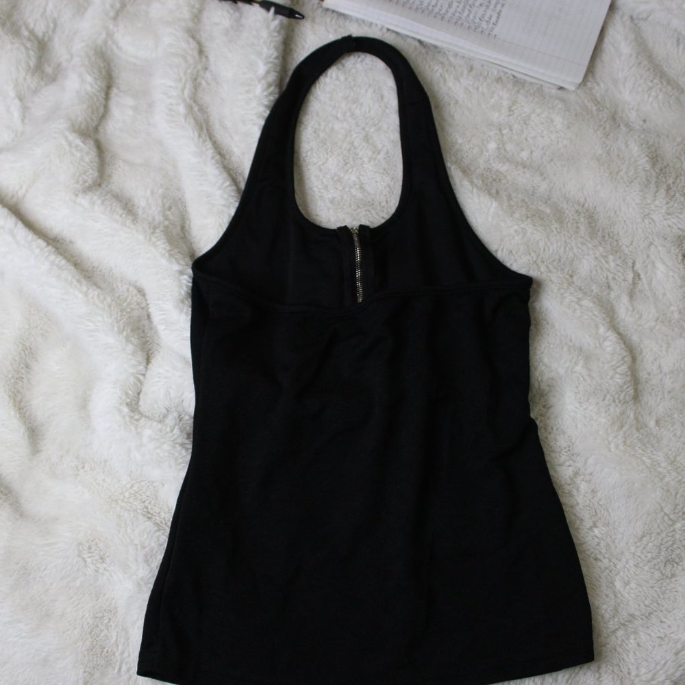 SHEIN Halter top 1/4 zip -- Medium -- ULN